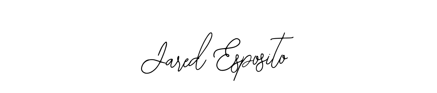 The best way (Bearetta-2O07w) to make a short signature is to pick only two or three words in your name. The name Jared Esposito include a total of six letters. For converting this name. Jared Esposito signature style 12 images and pictures png