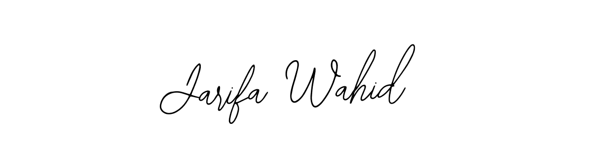 Best and Professional Signature Style for Jarifa Wahid. Bearetta-2O07w Best Signature Style Collection. Jarifa Wahid signature style 12 images and pictures png