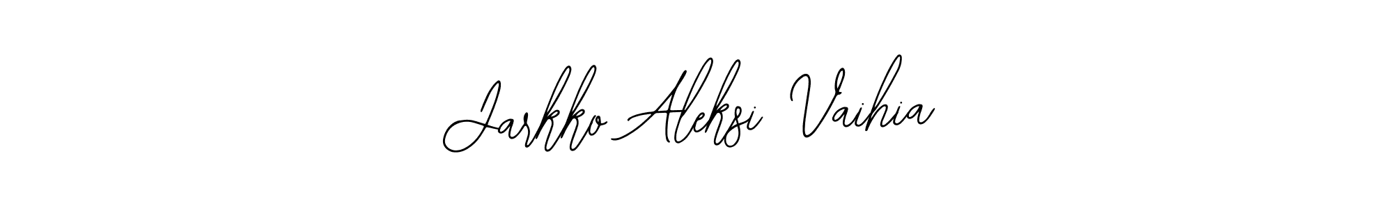 Also You can easily find your signature by using the search form. We will create Jarkko Aleksi Vaihia name handwritten signature images for you free of cost using Bearetta-2O07w sign style. Jarkko Aleksi Vaihia signature style 12 images and pictures png