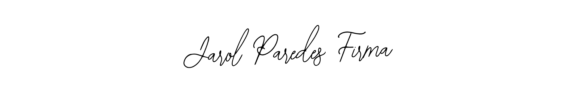 The best way (Bearetta-2O07w) to make a short signature is to pick only two or three words in your name. The name Jarol Paredes Firma include a total of six letters. For converting this name. Jarol Paredes Firma signature style 12 images and pictures png