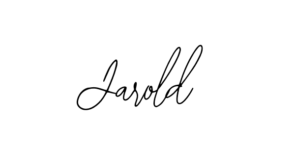 How to make Jarold name signature. Use Bearetta-2O07w style for creating short signs online. This is the latest handwritten sign. Jarold signature style 12 images and pictures png