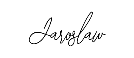 Give your name Jaroslaw an exquisite flair with the Bearetta-2O07w script font. Ideal for contracts, resumes, and formal letterheads. Jaroslaw signature style 12 images and pictures png