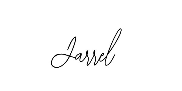 Make a beautiful signature design for name Jarrel. With this signature (Bearetta-2O07w) style, you can create a handwritten signature for free. Jarrel signature style 12 images and pictures png