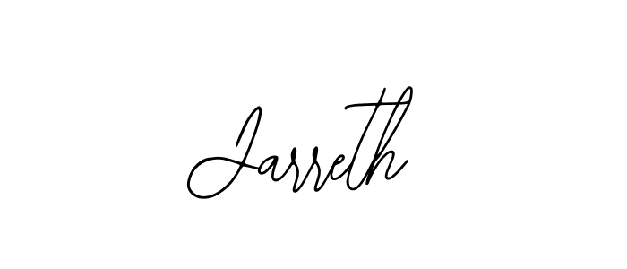 How to make Jarreth signature? Bearetta-2O07w is a professional autograph style. Create handwritten signature for Jarreth name. Jarreth signature style 12 images and pictures png