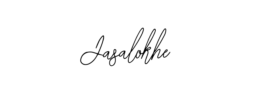 Also You can easily find your signature by using the search form. We will create Jasalokhe name handwritten signature images for you free of cost using Bearetta-2O07w sign style. Jasalokhe signature style 12 images and pictures png