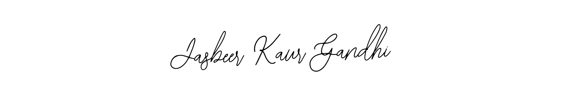 Design your own signature with our free online signature maker. With this signature software, you can create a handwritten (Bearetta-2O07w) signature for name Jasbeer Kaur Gandhi. Jasbeer Kaur Gandhi signature style 12 images and pictures png