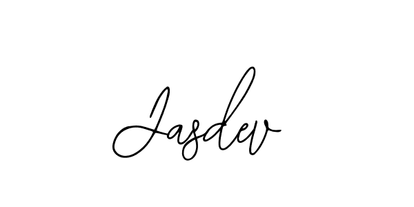 How to make Jasdev name signature. Use Bearetta-2O07w style for creating short signs online. This is the latest handwritten sign. Jasdev signature style 12 images and pictures png