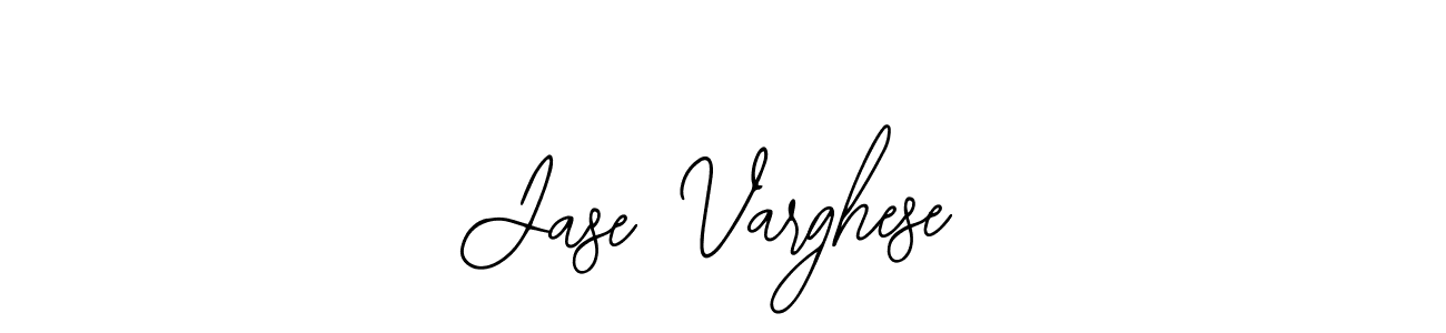 Use a signature maker to create a handwritten signature online. With this signature software, you can design (Bearetta-2O07w) your own signature for name Jase Varghese. Jase Varghese signature style 12 images and pictures png