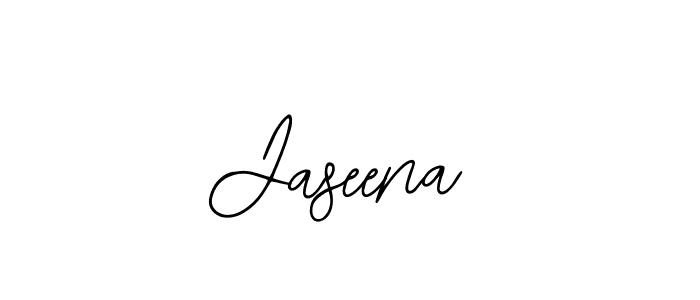 Design your own signature with our free online signature maker. With this signature software, you can create a handwritten (Bearetta-2O07w) signature for name Jaseena. Jaseena signature style 12 images and pictures png