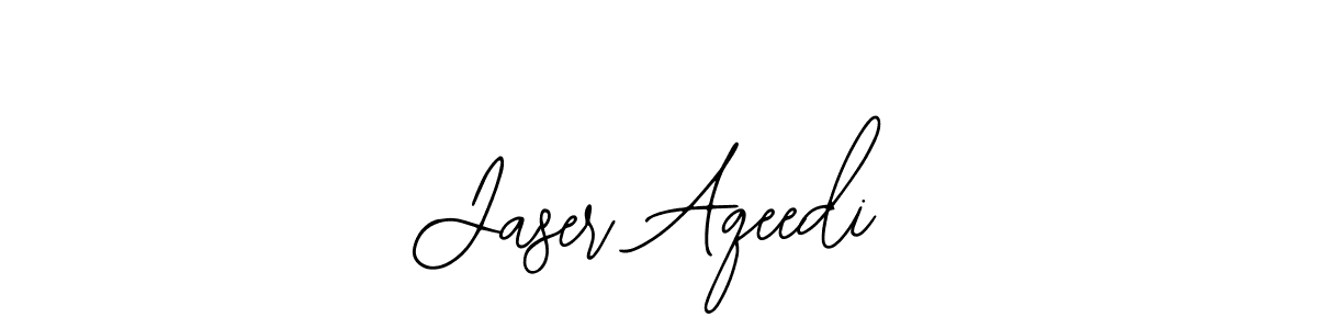 How to Draw Jaser Aqeedi signature style? Bearetta-2O07w is a latest design signature styles for name Jaser Aqeedi. Jaser Aqeedi signature style 12 images and pictures png