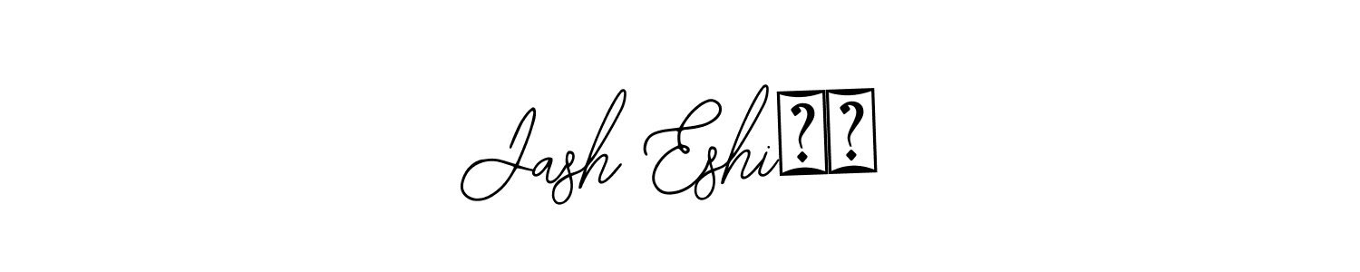 Design your own signature with our free online signature maker. With this signature software, you can create a handwritten (Bearetta-2O07w) signature for name Jash Eshi❤️. Jash Eshi❤️ signature style 12 images and pictures png