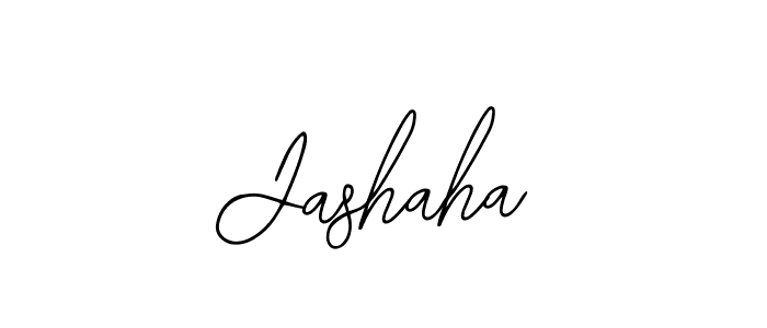 How to make Jashaha name signature. Use Bearetta-2O07w style for creating short signs online. This is the latest handwritten sign. Jashaha signature style 12 images and pictures png