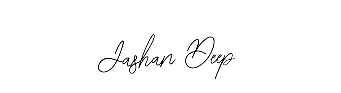 Use a signature maker to create a handwritten signature online. With this signature software, you can design (Bearetta-2O07w) your own signature for name Jashan Deep. Jashan Deep signature style 12 images and pictures png