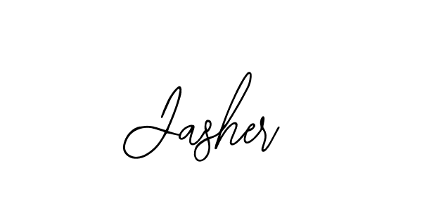 You should practise on your own different ways (Bearetta-2O07w) to write your name (Jasher) in signature. don't let someone else do it for you. Jasher signature style 12 images and pictures png