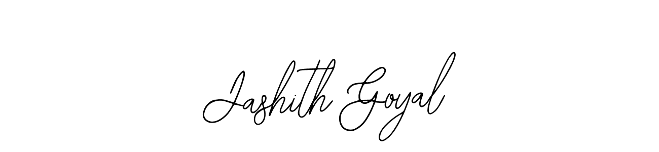 You should practise on your own different ways (Bearetta-2O07w) to write your name (Jashith Goyal) in signature. don't let someone else do it for you. Jashith Goyal signature style 12 images and pictures png