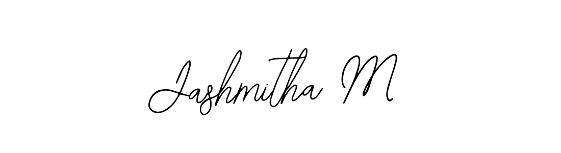 It looks lik you need a new signature style for name Jashmitha M. Design unique handwritten (Bearetta-2O07w) signature with our free signature maker in just a few clicks. Jashmitha M signature style 12 images and pictures png