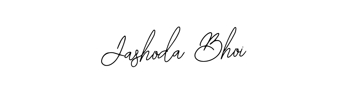 How to make Jashoda Bhoi name signature. Use Bearetta-2O07w style for creating short signs online. This is the latest handwritten sign. Jashoda Bhoi signature style 12 images and pictures png