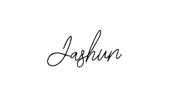 How to make Jashun name signature. Use Bearetta-2O07w style for creating short signs online. This is the latest handwritten sign. Jashun signature style 12 images and pictures png