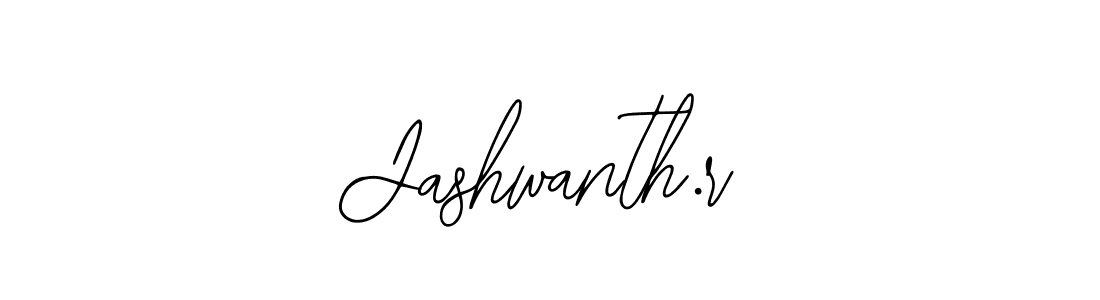 How to make Jashwanth.r name signature. Use Bearetta-2O07w style for creating short signs online. This is the latest handwritten sign. Jashwanth.r signature style 12 images and pictures png