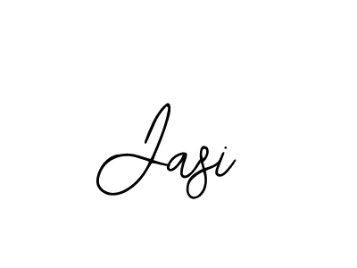 Use a signature maker to create a handwritten signature online. With this signature software, you can design (Bearetta-2O07w) your own signature for name Jasi. Jasi signature style 12 images and pictures png