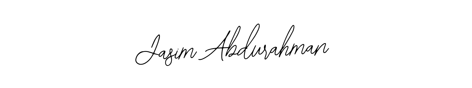 Use a signature maker to create a handwritten signature online. With this signature software, you can design (Bearetta-2O07w) your own signature for name Jasim Abdurahman. Jasim Abdurahman signature style 12 images and pictures png