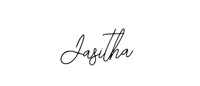 The best way (Bearetta-2O07w) to make a short signature is to pick only two or three words in your name. The name Jasitha include a total of six letters. For converting this name. Jasitha signature style 12 images and pictures png