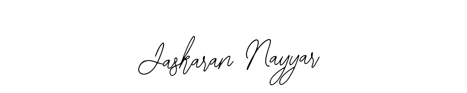 Design your own signature with our free online signature maker. With this signature software, you can create a handwritten (Bearetta-2O07w) signature for name Jaskaran Nayyar. Jaskaran Nayyar signature style 12 images and pictures png