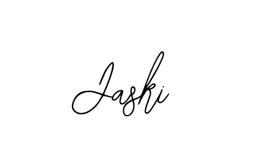 How to make Jaski name signature. Use Bearetta-2O07w style for creating short signs online. This is the latest handwritten sign. Jaski signature style 12 images and pictures png