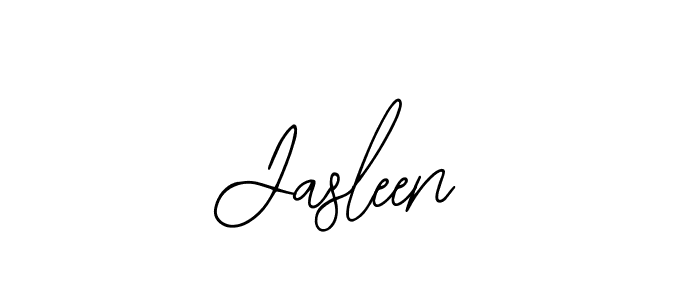 Use a signature maker to create a handwritten signature online. With this signature software, you can design (Bearetta-2O07w) your own signature for name Jasleen. Jasleen signature style 12 images and pictures png