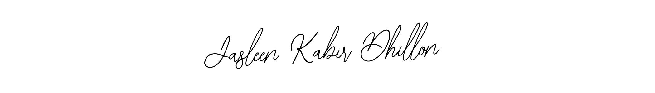 It looks lik you need a new signature style for name Jasleen Kabir Dhillon. Design unique handwritten (Bearetta-2O07w) signature with our free signature maker in just a few clicks. Jasleen Kabir Dhillon signature style 12 images and pictures png