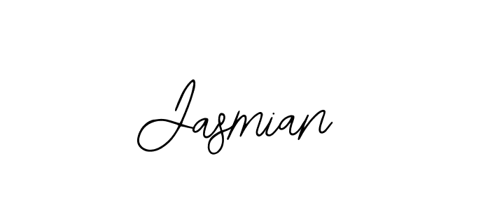 You should practise on your own different ways (Bearetta-2O07w) to write your name (Jasmian) in signature. don't let someone else do it for you. Jasmian signature style 12 images and pictures png