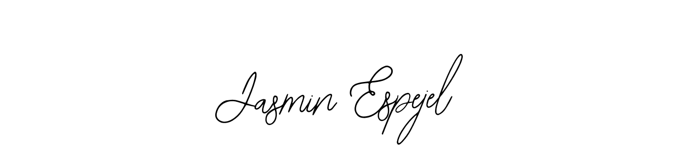 Also You can easily find your signature by using the search form. We will create Jasmin Espejel name handwritten signature images for you free of cost using Bearetta-2O07w sign style. Jasmin Espejel signature style 12 images and pictures png