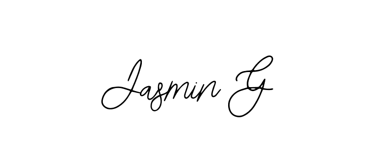 Make a beautiful signature design for name Jasmin G. Use this online signature maker to create a handwritten signature for free. Jasmin G signature style 12 images and pictures png
