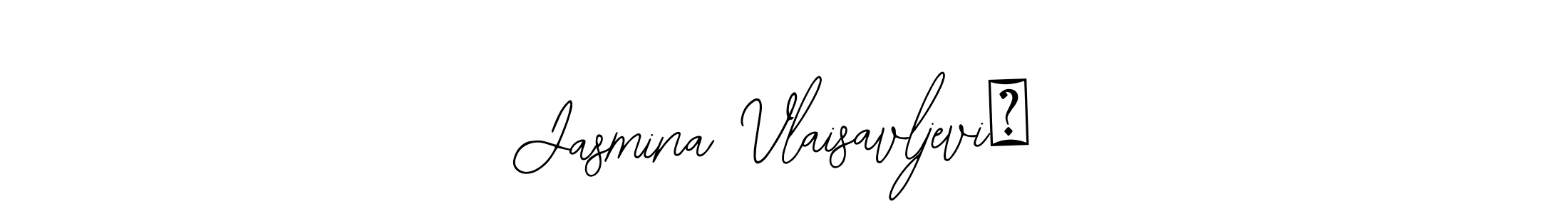 if you are searching for the best signature style for your name Jasmina Vlaisavljević. so please give up your signature search. here we have designed multiple signature styles  using Bearetta-2O07w. Jasmina Vlaisavljević signature style 12 images and pictures png