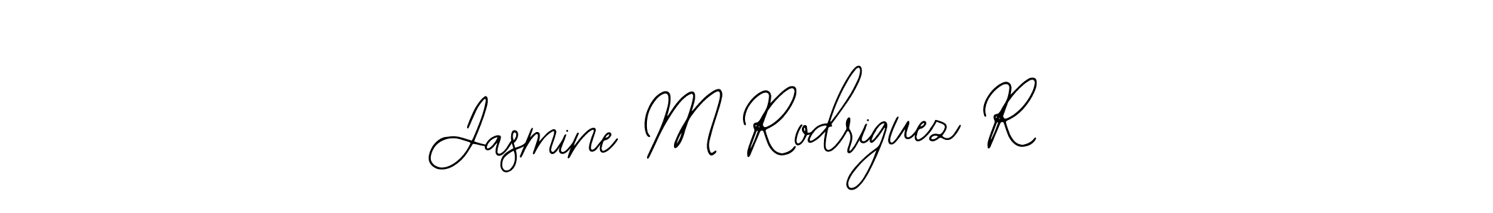 How to make Jasmine M Rodriguez R name signature. Use Bearetta-2O07w style for creating short signs online. This is the latest handwritten sign. Jasmine M Rodriguez R signature style 12 images and pictures png