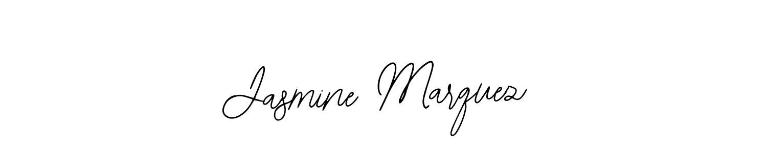 How to make Jasmine Marquez name signature. Use Bearetta-2O07w style for creating short signs online. This is the latest handwritten sign. Jasmine Marquez signature style 12 images and pictures png