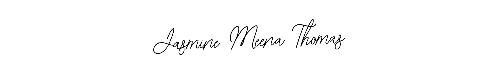 Make a short Jasmine Meena Thomas signature style. Manage your documents anywhere anytime using Bearetta-2O07w. Create and add eSignatures, submit forms, share and send files easily. Jasmine Meena Thomas signature style 12 images and pictures png