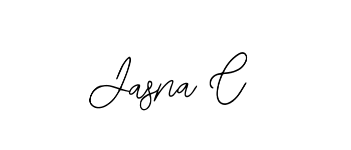 It looks lik you need a new signature style for name Jasna C. Design unique handwritten (Bearetta-2O07w) signature with our free signature maker in just a few clicks. Jasna C signature style 12 images and pictures png