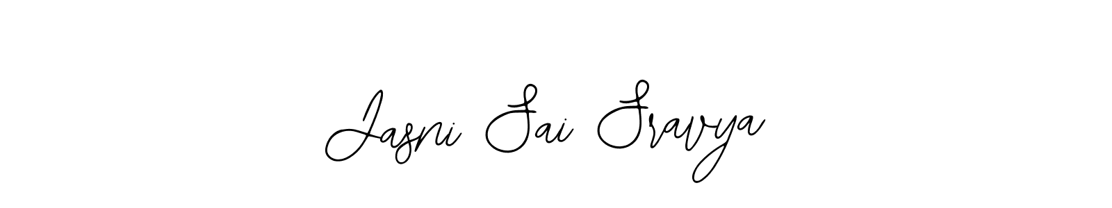 if you are searching for the best signature style for your name Jasni Sai Sravya. so please give up your signature search. here we have designed multiple signature styles  using Bearetta-2O07w. Jasni Sai Sravya signature style 12 images and pictures png