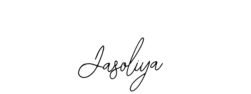 Design your own signature with our free online signature maker. With this signature software, you can create a handwritten (Bearetta-2O07w) signature for name Jasoliya. Jasoliya signature style 12 images and pictures png