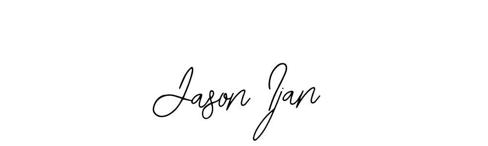 Bearetta-2O07w is a professional signature style that is perfect for those who want to add a touch of class to their signature. It is also a great choice for those who want to make their signature more unique. Get Jason Ijan name to fancy signature for free. Jason Ijan signature style 12 images and pictures png