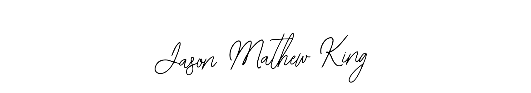 The best way (Bearetta-2O07w) to make a short signature is to pick only two or three words in your name. The name Jason Mathew King include a total of six letters. For converting this name. Jason Mathew King signature style 12 images and pictures png