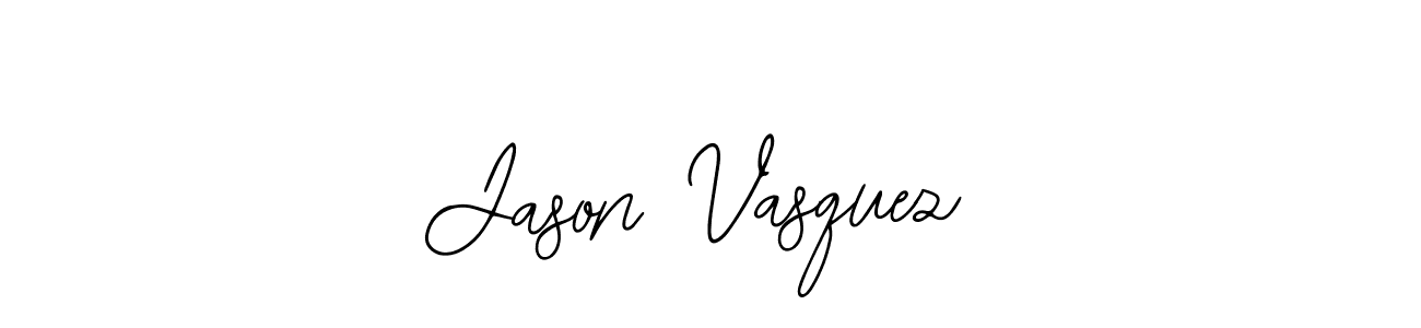 Use a signature maker to create a handwritten signature online. With this signature software, you can design (Bearetta-2O07w) your own signature for name Jason Vasquez. Jason Vasquez signature style 12 images and pictures png