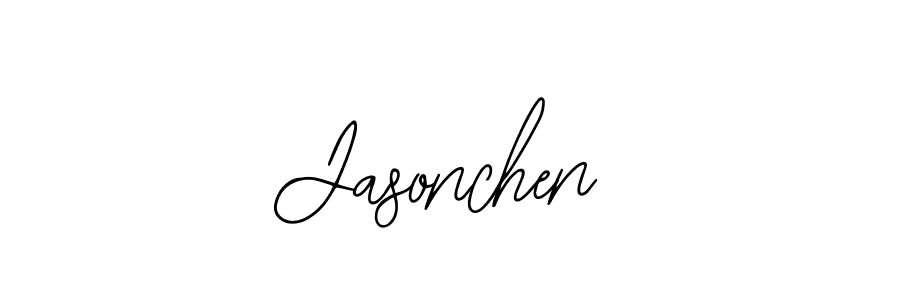 Jasonchen stylish signature style. Best Handwritten Sign (Bearetta-2O07w) for my name. Handwritten Signature Collection Ideas for my name Jasonchen. Jasonchen signature style 12 images and pictures png