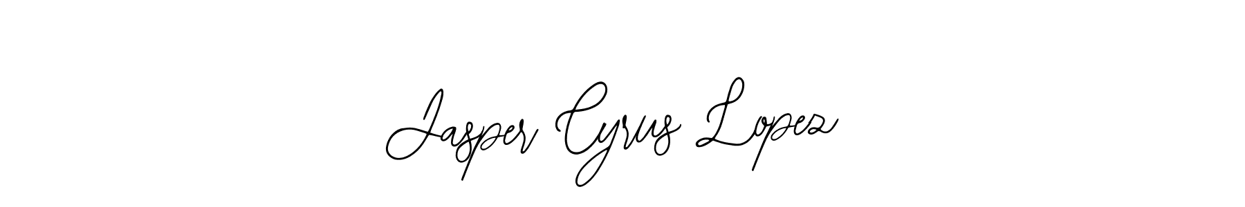 Similarly Bearetta-2O07w is the best handwritten signature design. Signature creator online .You can use it as an online autograph creator for name Jasper Cyrus Lopez. Jasper Cyrus Lopez signature style 12 images and pictures png