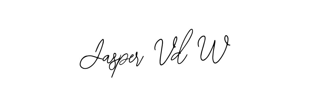 if you are searching for the best signature style for your name Jasper Vd W. so please give up your signature search. here we have designed multiple signature styles  using Bearetta-2O07w. Jasper Vd W signature style 12 images and pictures png