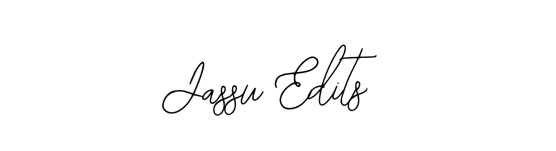 Create a beautiful signature design for name Jassu Edits. With this signature (Bearetta-2O07w) fonts, you can make a handwritten signature for free. Jassu Edits signature style 12 images and pictures png