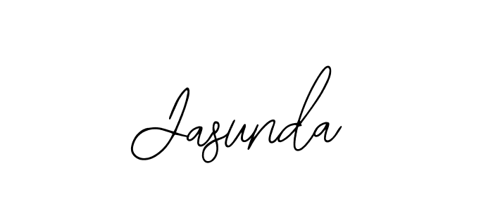 You should practise on your own different ways (Bearetta-2O07w) to write your name (Jasunda) in signature. don't let someone else do it for you. Jasunda signature style 12 images and pictures png