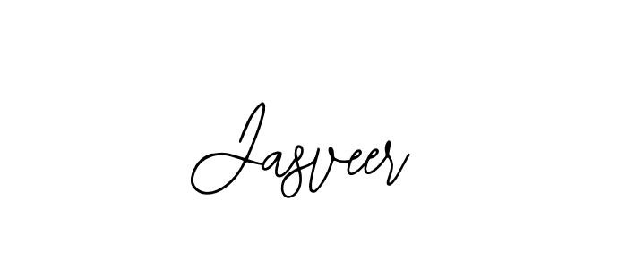 Use a signature maker to create a handwritten signature online. With this signature software, you can design (Bearetta-2O07w) your own signature for name Jasveer. Jasveer signature style 12 images and pictures png