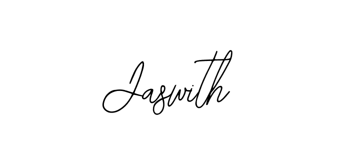 How to make Jaswith name signature. Use Bearetta-2O07w style for creating short signs online. This is the latest handwritten sign. Jaswith signature style 12 images and pictures png